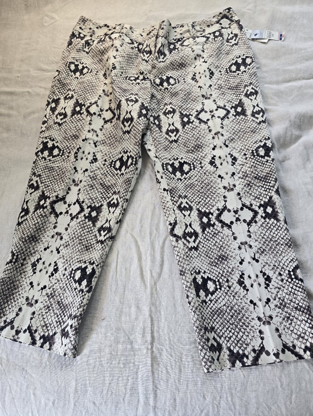 Worthington Modern Pants Women’s Size 20W Snake Print False Pockets New With TAG